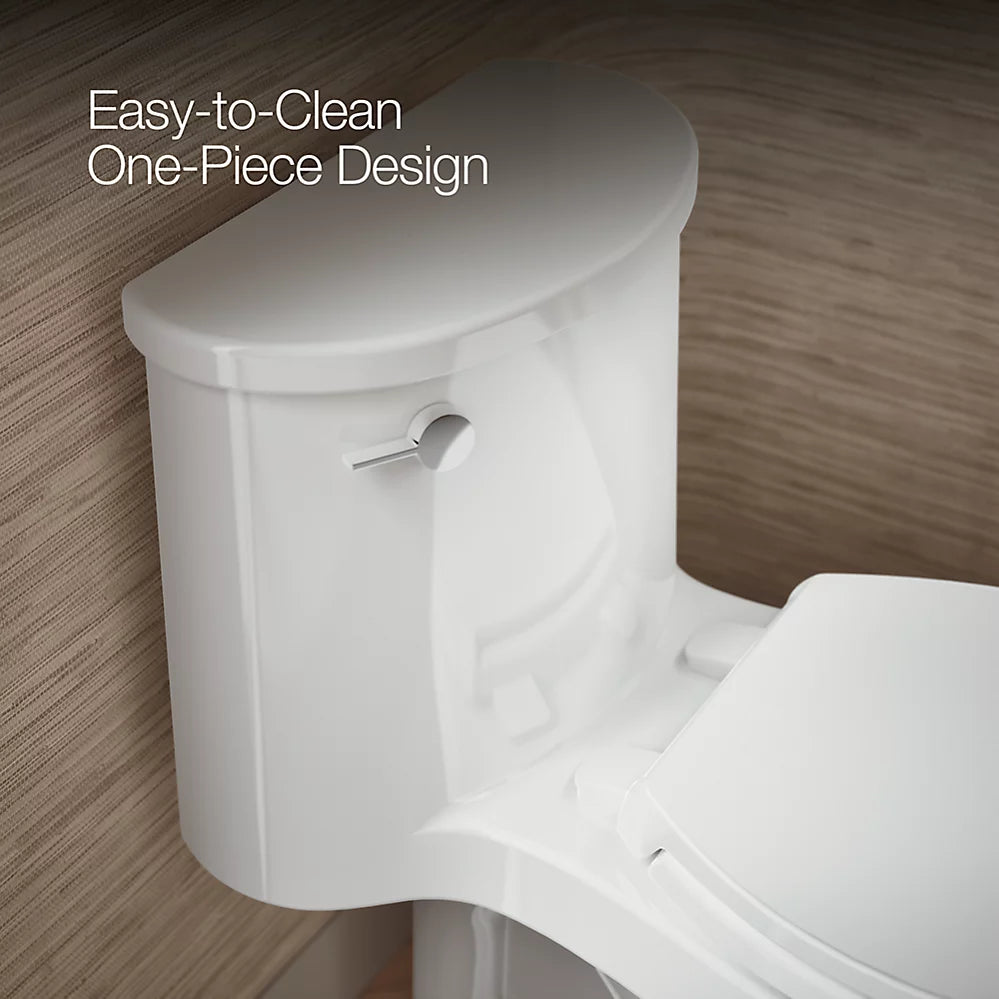 Adair® One-piece elongated toilet, 1.28 gpf