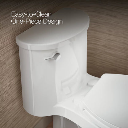 Adair® One-piece elongated toilet, 1.28 gpf