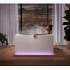 Stillness™ Infinity Experience 72" x 72" freestanding bath