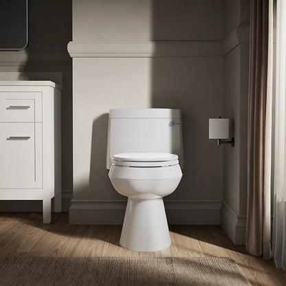 Cimarron® One-piece elongated toilet with concealed trapway, 1.28 gpf in Two Colors