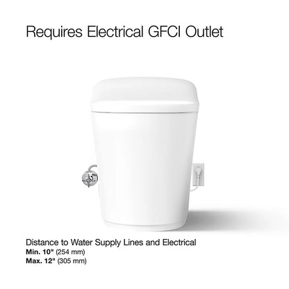 Eir® One-piece elongated smart toilet, dual-flush