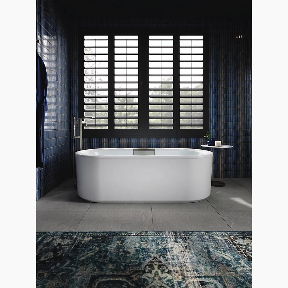 Volute® 70-7/8" x 30-3/8" freestanding bath with shroud