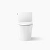 Veil® One-piece elongated toilet with skirted trapway, dual-flush