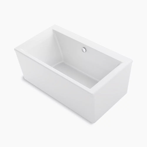 Stargaze® 60" x 34" freestanding bath with straight shroud