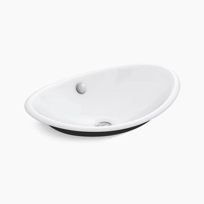 Iron Plains® 20-3/4" oval vessel bathroom sink