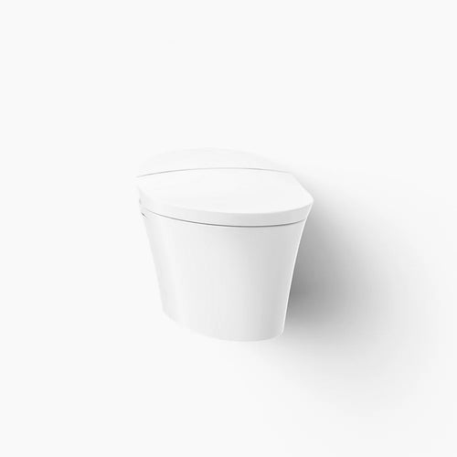 Veil® wall-mounted elongated smart toilet, dual-flush