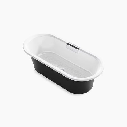 Volute® 63" x 28-3/8" freestanding bath with base