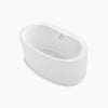 Kohler Sunstruck® 60" x 34" Freestanding Bath With Straight Shroud