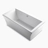 Stargaze® 72" x 36" freestanding bath with fluted shroud