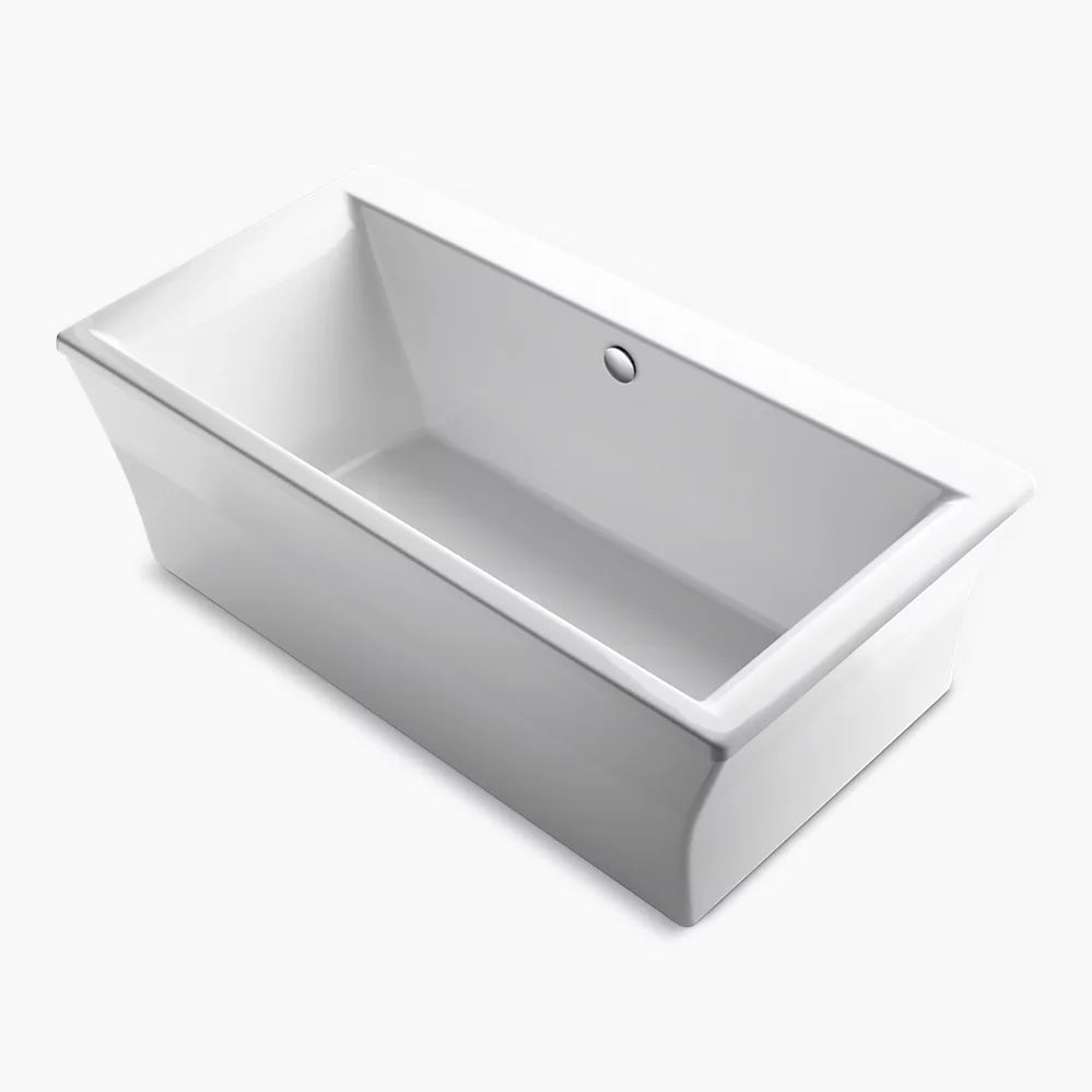Stargaze® 72" x 36" freestanding bath with fluted shroud