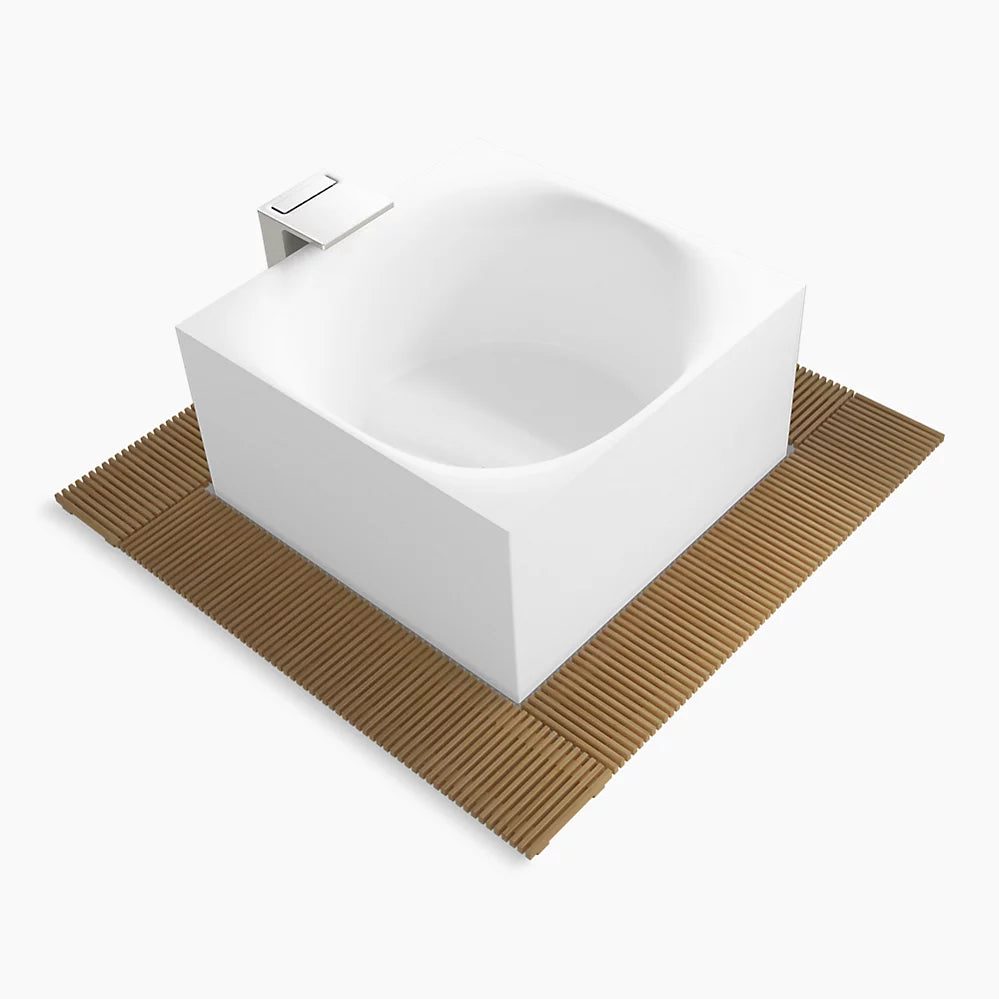 Stillness™ Infinity Experience 72" x 72" freestanding bath