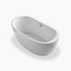 Sunstruck® 65-1/2" x 35-1/2" freestanding bath with fluted shroud