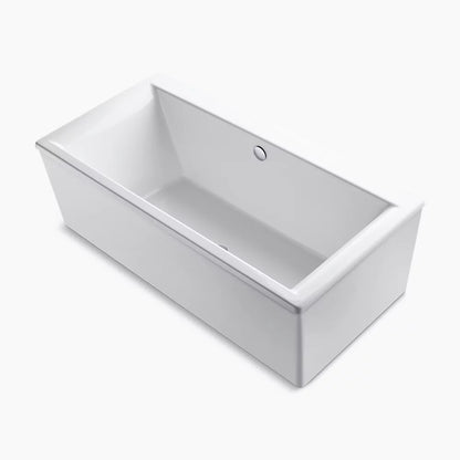 Stargaze® 72" x 36" freestanding bath with straight shroud