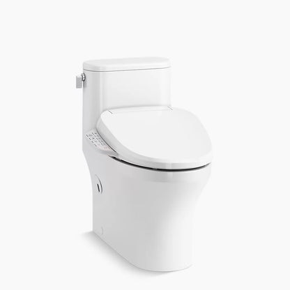 Spacity™ Hidden cord one-piece compact elongated toilet with skirted trapway, 1.28 gpf