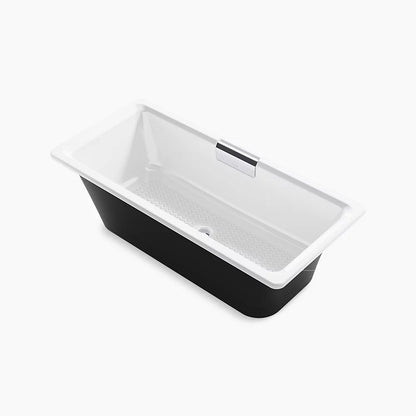 Volute® 63" x 28-3/8" freestanding bath with base