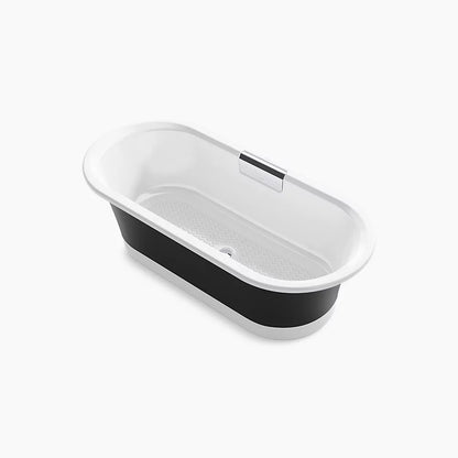 Volute® 63" x 28-3/8" freestanding bath with base