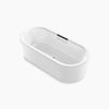 Volute® 63" x 28-3/8" freestanding bath with shroud