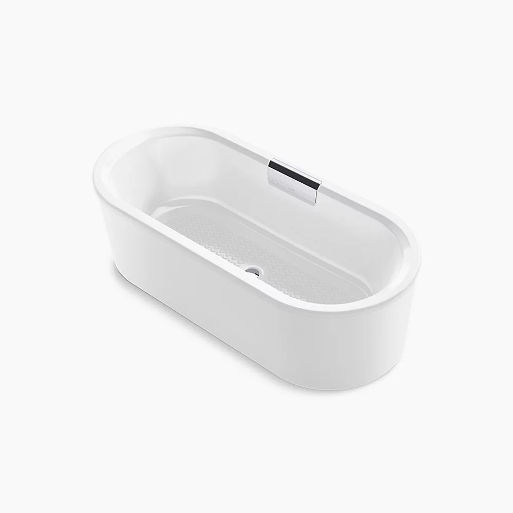 Volute® 63" x 28-3/8" freestanding bath with shroud