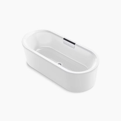 Volute® 63" x 28-3/8" freestanding bath with shroud