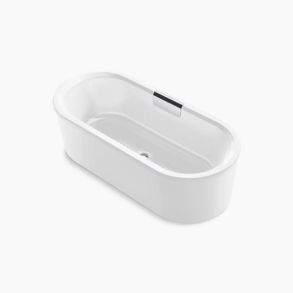 Volute® 63" x 28-3/8" freestanding bath with shroud