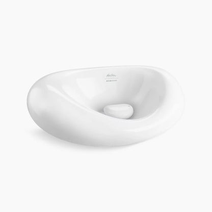 Landshapes® by Daniel Arsham 21-1/2" oval vessel bathroom sink, no overflow