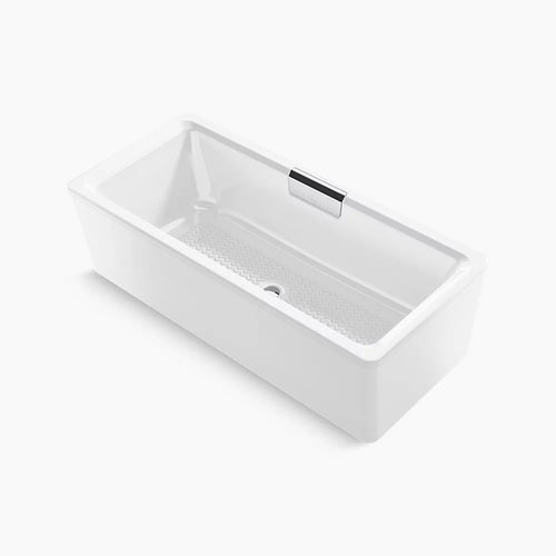 Volute® 63" x 28-3/8" freestanding bath with shroud