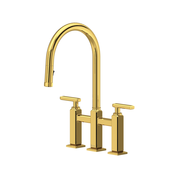 ROHL Apothecary Bridge Pull-Down Kitchen Faucet