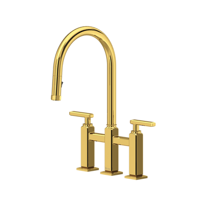 ROHL Apothecary Bridge Pull-Down Kitchen Faucet