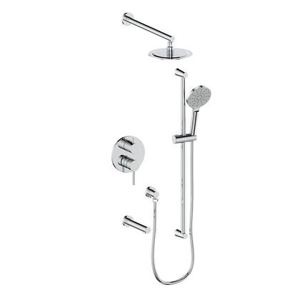 WORGL 3 - WAY PB SHOWER KIT - Golzar Home