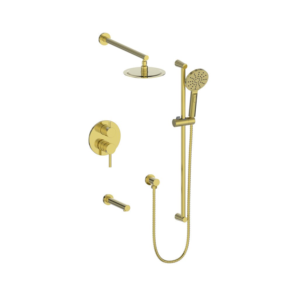 WORGL 3 - WAY PB SHOWER KIT - Golzar Home