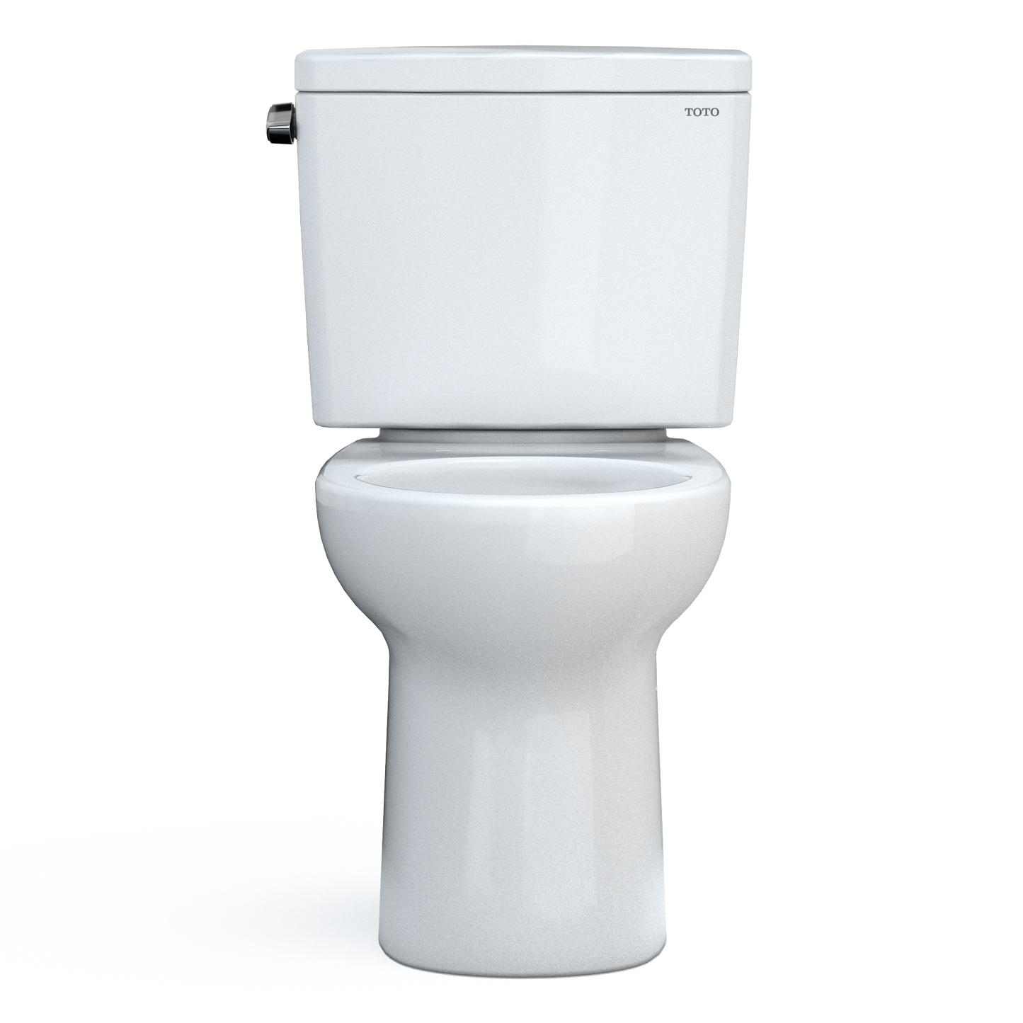 Drake® Two-piece Toilet, 1.28 GPF, Round Bowl - Universal Height Less Seat