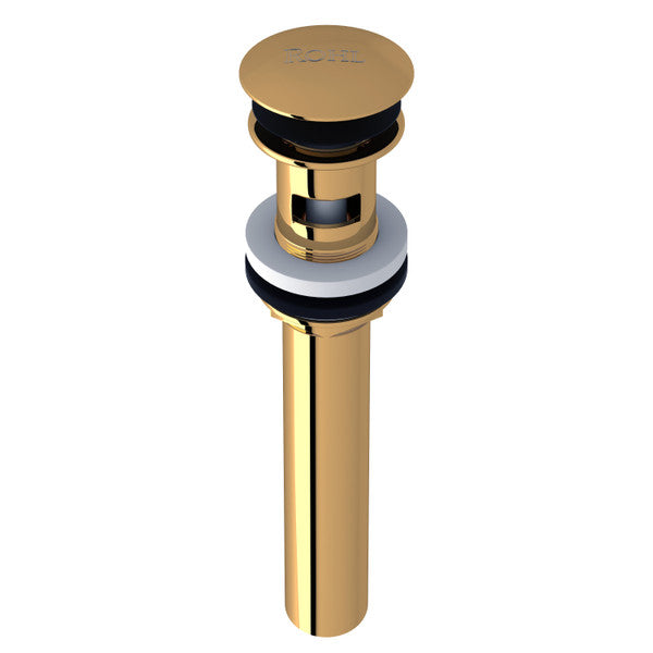 Perrin & Rowe Slotted Touch Seal Dome Drain With 6" Tailpiece