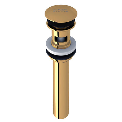 Perrin & Rowe Slotted Touch Seal Dome Drain With 6" Tailpiece