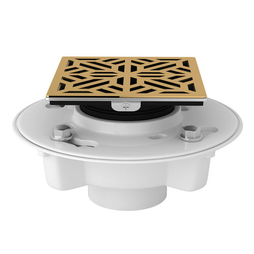 ROHL PVC 2" X 3" Drain Kit With 3144 Mosaic Decorative Cover