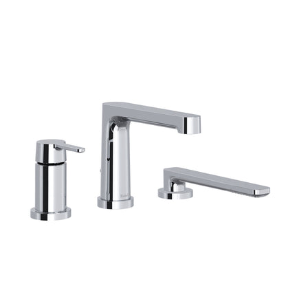 Riobel Nibi™ 3-Hole Pressure Balance Deck Mount Tub Filler Trim-TNB16