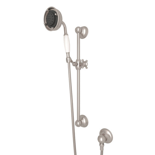 ROHL Handshower Set With 22" Slide Bar & 3-Function Handshower