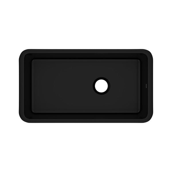 ROHL Allia™ 34" Fireclay Single Bowl Undermount Kitchen Sink
