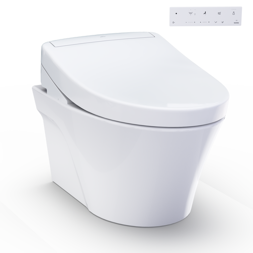 Toto AP Washlet®+ S5 Wall-Hung Toilet - 1.28 Gpf/0.9 Gpf Kit