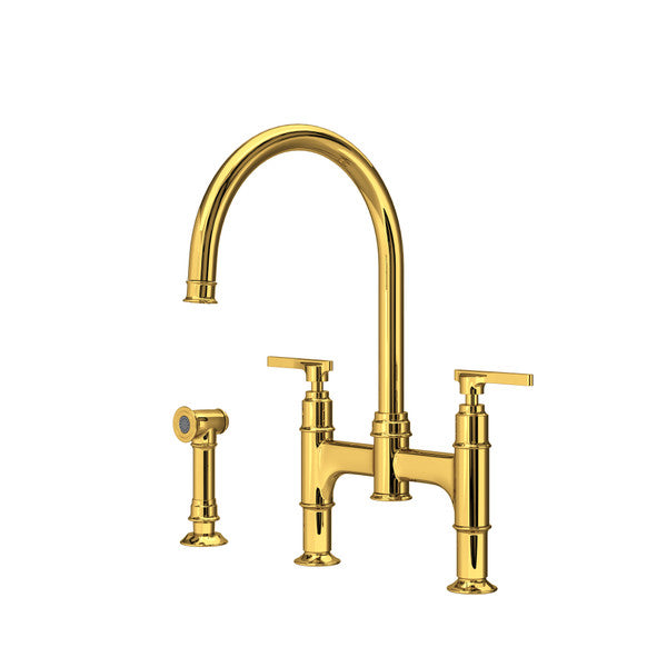 Perrin & Rowe Southbank™ Bridge Kitchen Faucet With Side Spray