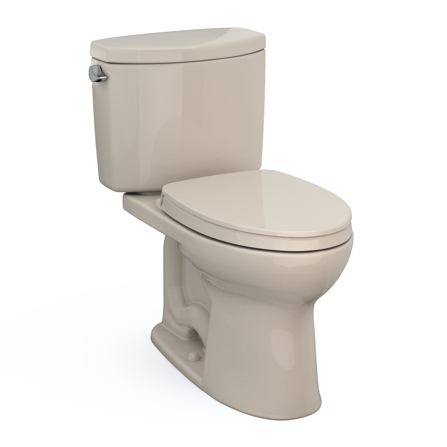 Toto Drake® II Two-Piece Toilet 1.28 GPF - Elongated front bowl