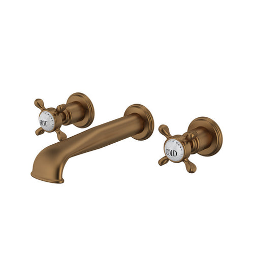 Perrin & Rowe Edwardian™ Wall Mount 3-Hole Concealed Bathroom Faucet