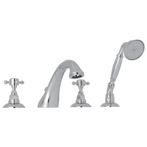 ROHL Acqui® 4-Hole Deck Mount Tub Filler