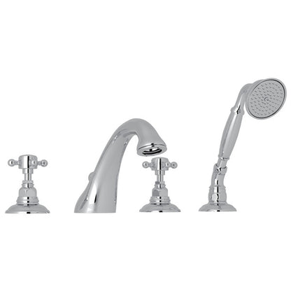 ROHL Acqui® 4-Hole Deck Mount Tub Filler