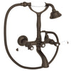 ROHL Exposed Wall Mount Tub Filler With Handshower