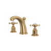 Perrin & Rowe Edwardian High Neck Widespread Bathroom Faucet With Cross Handle