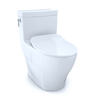 Toto Aimes® One-Piece Toilet, 1.28Gpf, Elongated Bowl - Washlet®+ Connection - Slim Seat