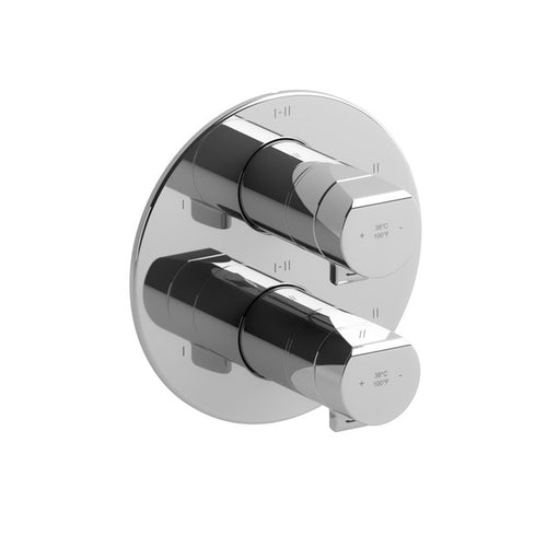 Riobel Parabola™ 3/4" Therm & Pressure Balance Trim With 6 Functions
