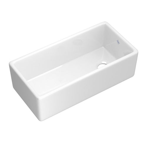 Shaws Shaker™ 36" Single Bowl Farmhouse Apron Front Fireclay Kitchen Sink