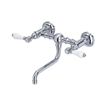 Rohl Acqui Bridge Bathroom Faucet – Wall-Mount