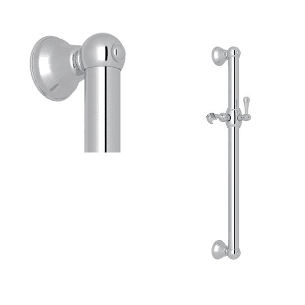ROHL 24" Grab Bar With Sliding Handshower Holder